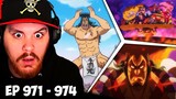 One Piece Episode 971, 972, 973, 974 Reaction - Oden Wouldn't Be Oden If It Wasn't Boiled