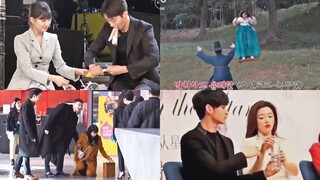 KOREAN ACTORS BEING GENTLEMAN: HELPING & PROTECTING ACTRESSES PART 2