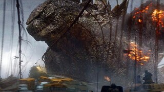 [Original soundtrack] [Godzilla] Nostalgia, Godzilla slaps the Golden Gate Bridge with one claw