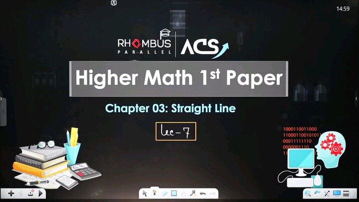 Highermath 1st Chapter-3,(Straight Line),Lecture-7, HSC26
