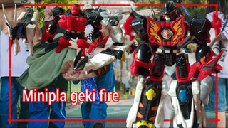 minipla geki fire เกคิไฟร์ jugen sentai gekiranger