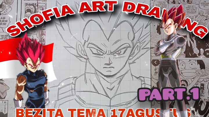 drawing Bezita tema 17 Agustus