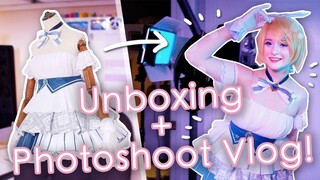 Come Shoot with Me! Snow Rin Cosplay Unboxing + Photoshoot Vlog | AnyaPanda