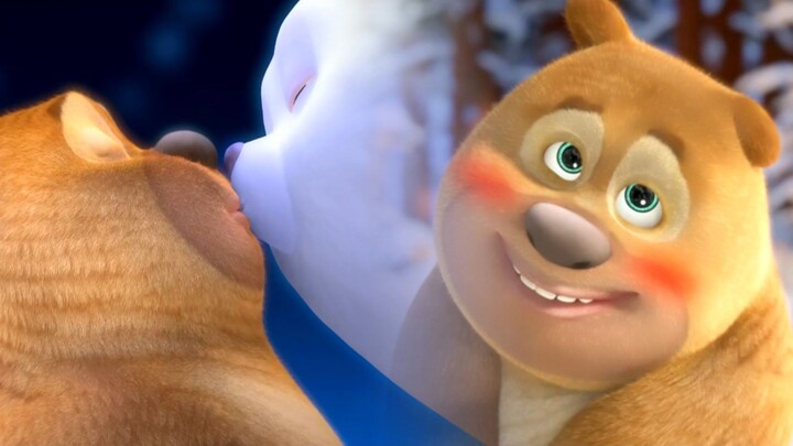 Boonie Bears: When we were little and saw Xiong Er and Tuan Zi kissing each other, we thought they w