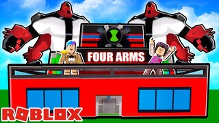 KEREN!! KITA BERHASIL MEMBUAT MARKAS ALIEN FOUR ARMS BEN 10 DI ROBLOX!!