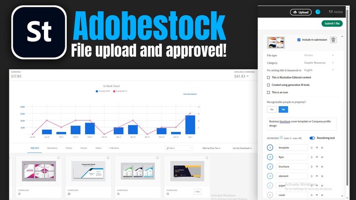 How to Upload Files to Adobe Stock 2026 | Adobe Stock Contributor Tutorial for Beginners