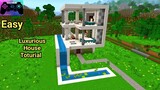 Minecraft big house tutorial | how to build a big house in Minecraft | big house tutorial | gamelife