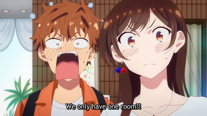 Mizuhara and Kazuya have to sleeping in the same room | Rent-a-Girlfriend Season 3 Episode 6