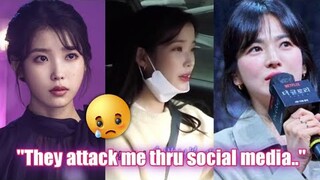 IU BROKE DOWN CRYING revealing she is being bash for SURPASSING Song Hye Kyo as highest paid actress
