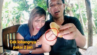 Donat bikin ... kejunya nenpel di jari || prank hipnotis