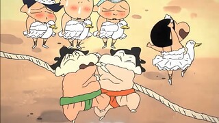 Chiến thuật giành chiến thắng trong trò chơi kéo co của Shin-chan vẫn còn quá trừu tượng. Kế hoạch c