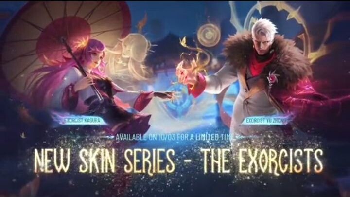 NEW KAGURA AND YU ZONG EXORCISTS SKIN FINAL EFFECTS AND ANIMATION | MOBILE LEGENDS BANG BANG