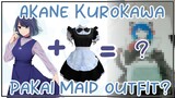 Akane Kurokawa pakai Maid outfit?!💗✨ (Oshi no ko)