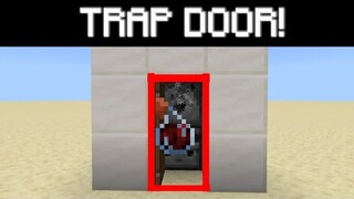 ✓How to Build a Literal Redstone Trap Door in Minecraft | #Shorts