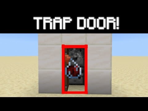 ✓How to Build a Literal Redstone Trap Door in Minecraft | #Shorts