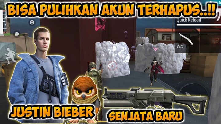 REVIEW KARAKTER JUSTIN BIEBER..!! BISA PULIHKAN AKUN..!! ADVANCE SERVER FF JULI 2022