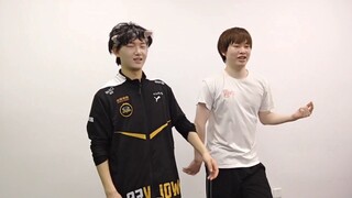 [Chongqing Wolves fly] [Chongqing Wolves Fanfan] Wang Xinling's "Love You" dance is sweet, but Niu F