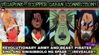 Sino ang sinisimbolo ng spade? (revealed?) Vegapunk , Scopper gaban (Connection?) One piece theory
