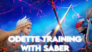 Odette vs Saber (Training of Swan Princess) MOBILE LEGENDS ANIMATION