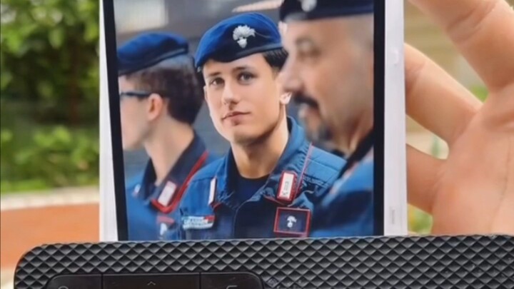 Capturing the Smile of a Police Officer