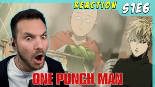 One Punch Man 1x6 Reaction | FIRST TIME WATCHING ANIME! | The Terrifying City