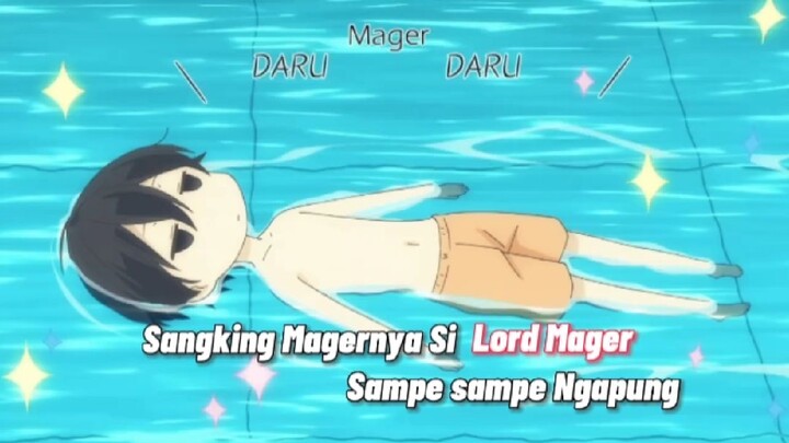 Ketika Lord Mager Berenang!!