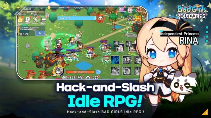 Bad Girls IDLE RPG - Game Android - Online - Gameplay - 354Mb🥰