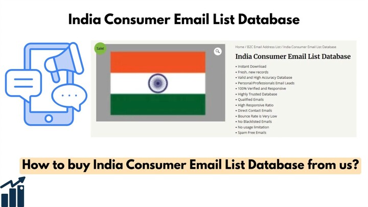 Indian Email List Database | India Consumer Email List Database For Online Marketing