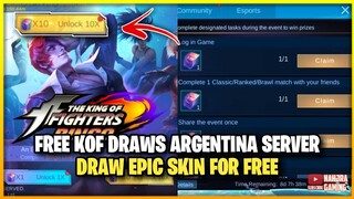 KOF BINGO FREE DRAW IN ARGENTINA SERVER || KOF BINGO MOBILE LEGENDS