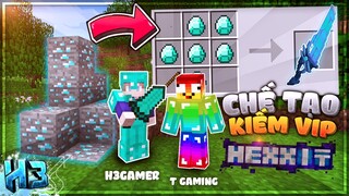 H3 Cùng Noob T Gaming CHẾ TẠO Thanh Kiếm KHỔNG LỒ SIÊU VIP | Tập 1 (Minecraft Hexxit)