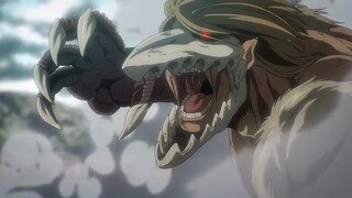 Falco's first transformation into a Titan