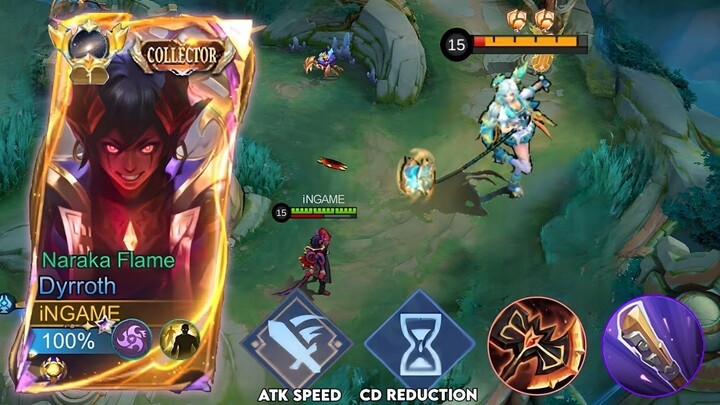 NEW META DYRROTH BUILD AND EMBLEM GUIDE FOR INSANE ATTACK SPEED DAMAGE LIFESTEAL