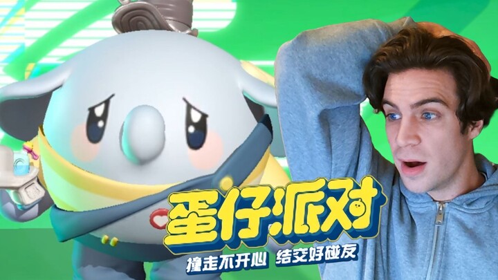 ลูกช้างตัวนี้น่ารักมาก! ฝรั่งเล่นเกม Egg Party!