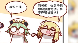 【荧四格】反复迫害阿贝多老师（填字空白图放评论区）