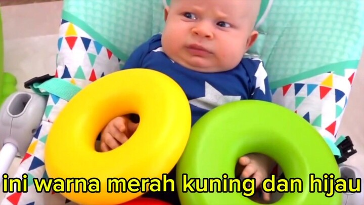 PAS TOWER INI ROBOH ...REAKSI BAYI NYA BIKIN NGAKAK. 😂😂😂