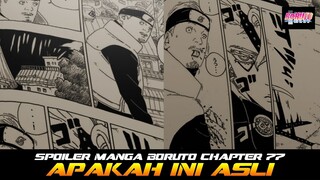 SPOILER MANGA BORUTO CHAPTER 77! CODE DATENG KE KONOHA! | APAKAH INI ASLI?