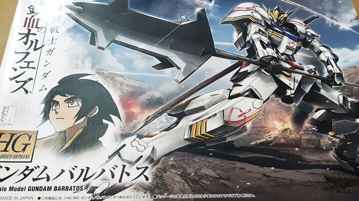 Unboxing HG Gundam Barbatos !