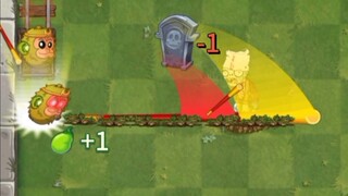 若上方植物每消灭一墓碑，下方植物即可释放一次大招，哪些植物能击杀铁桶？