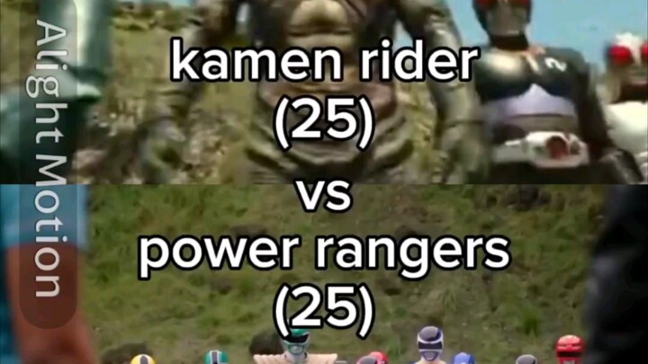 kamen rider vs power rangers