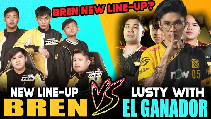 FULL TEAM BREN vs EL GANADOR & LUSTY IN RANK I MOBILE LEGENDS