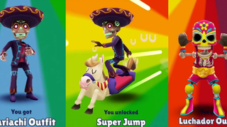 Subway Surfers Houston ปลดล็อกชุด Mariachi; ชุด Stallion & Luchador