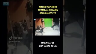 Maling Kepergok Eh Malah Keluarin Kapak Maut 212
