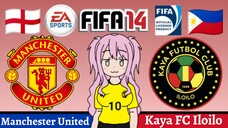 Miyako FIFA 14 | Manchester United VS Kaya FC Iloilo