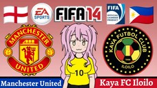 Miyako FIFA 14 | Manchester United VS Kaya FC Iloilo