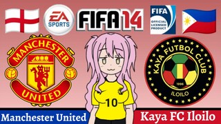Miyako FIFA 14 | Manchester United VS Kaya FC Iloilo