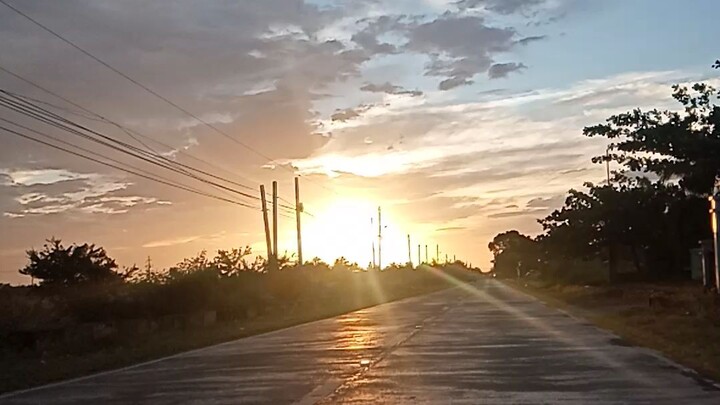 sunset nuevaecija road