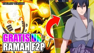 NARUTO GAME YANG GW CARI! 16 GIFT CODE FREE UR HERO RAMAH F2P | BORUTO Rasengan Rivals