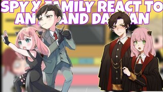 SPY X FAMILY REACT TO ANYA AND DAMIAN (ITZ PEACHY SUNLIGHT) DAMIANYA