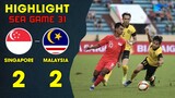 ⚽️ HIGHLIGHT | U23 SINGAPORE VS U23 MALAYSIA | MÀN RƯỢT ĐUỔI TỈ SỐ KỊCH TÍNH | 2 ĐỘI CHIA ĐIỂM
