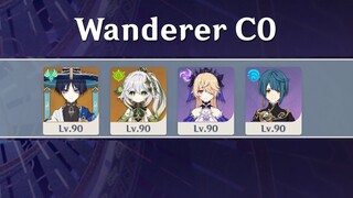 Wanderer C0 Hyperbloom Team - Genshin Impact